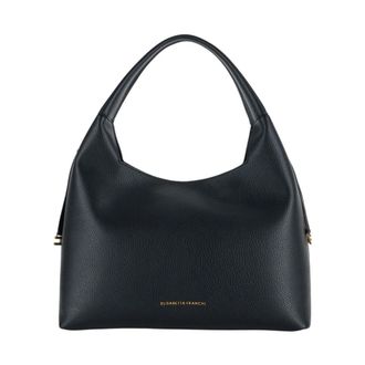 Elisabetta Franchi Shopper Bag - Dames - Schoudertassen - Zwart - ONE Size - Leer - Tassen