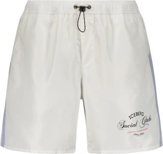 Iceberg Uomo, Costumi da bagno, Bianco, 2Xl, new