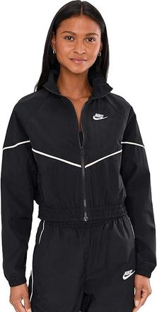Nike Sportswear Windrunner Woven Jacket Speed Womens Jacket Black/Chalk/Chalk : 2XL (US 20-22), Nylon