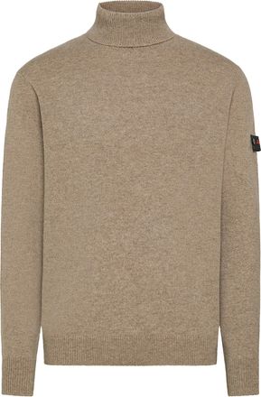 Peuterey High-Neck Wool-Yak Knit Sweater