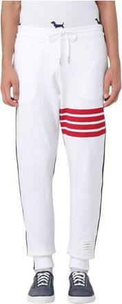 Thom Browne Heren, Broeken, Wit, Maat: XL