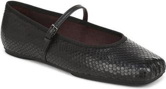 Franco Sarto Oriel Ballet Flat in Black Leather at Nordstrom, Size 5.5