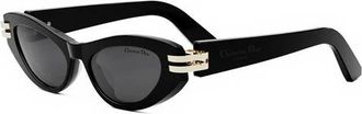 Dior CDIOR B1U Grey Cat Eye Ladies Sunglasses CD40142U 01A 50