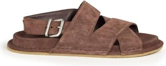 Vic Mati&eacute; Lido Sandal - Dames - Sandalen - Bruin - 37 EU - Leer - Schoenen