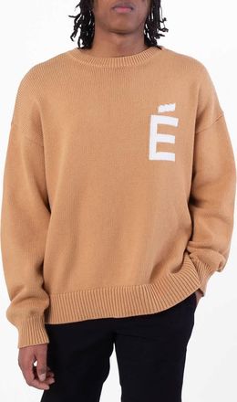 &Eacute;tudes Studio Mens Cotton Roundneck Knitted Sweater