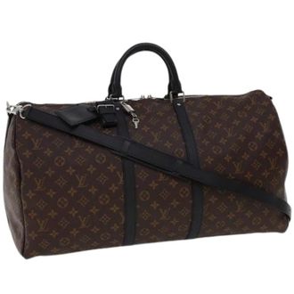 Louis Vuitton Pre-owned Weekendtas - Dames - Pre-owned - Bruin - Maat: ONE Size Leer