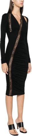 Pinko Cyenne Jurk - Dames - Casual kleedjes - Zwart - S - Kleedjes