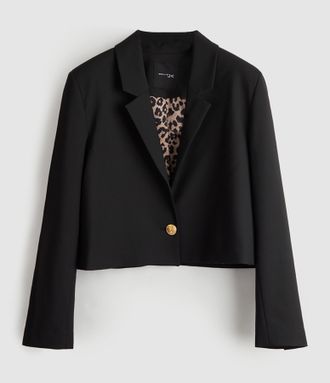 Jeanne Vouland Blazer Mali Court Noir