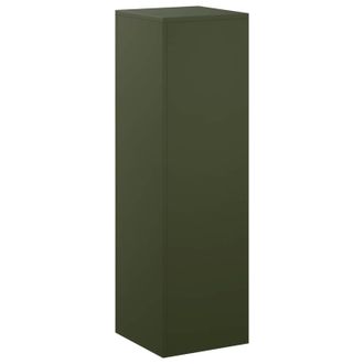 vidaXL Soporte De Plantas Verde Oliva 30 X 30 X 100 Cm Acero Oxidado Vidaxl