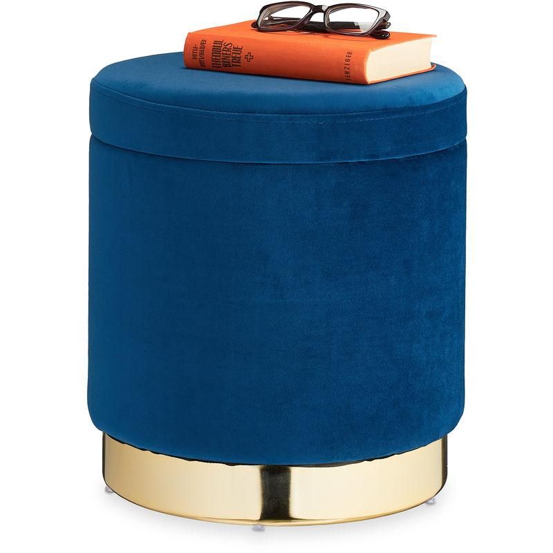 Sgabello In Bambù Relaxdays - Design Scandinavo Per Ingresso E Bagno - Beige Naturale - Foto 12