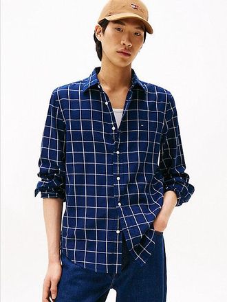 Tommy Hilfiger Regular Fit Textured Twill Shirt