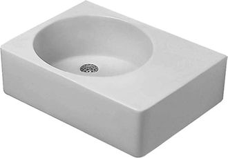Duravit Lavabo Universal Scola Con Rebosadero, Plataforma Para Grifer&iacute;a, Lavabo 615 X 460 Mm A La Izquierda Duravit Blanco