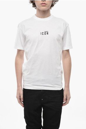 Dsquared2 Crew-Neck Cotton T-Shirt ICON with Contrast Logo size Xs