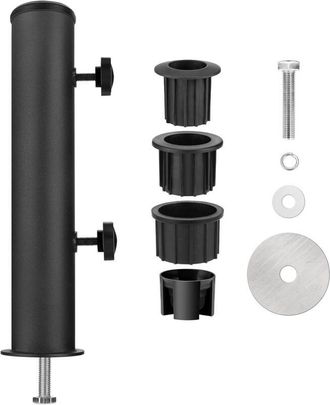 OEM Tubos Verticales Para Sombrillas De Jard&iacute;n Incluidos, Tubo Vertical Para Sombrillas Universal Con Anillo Reductor De 3 Piezas (48/38/32 Mm), Soportes 