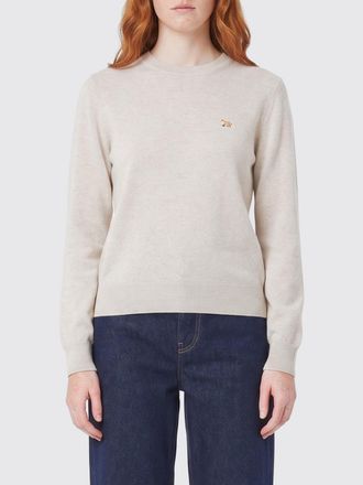 Maison Kitsun&eacute; Pullover girocollo in lana Merino
