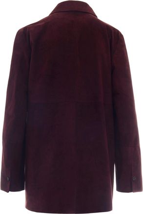 Max Mara Womens Shirt Gocce Dark Red Lambskin (ovis Aries)