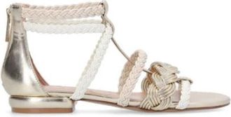 Liu Jo Elegante Sandalen met Platte Hak - Dames - Sandalen - Wit - 37 EU - Schoenen