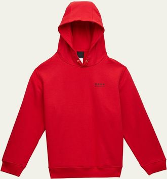 Givenchy Boys Logo-Print 4G Emblem Hoodie, Size 8-14