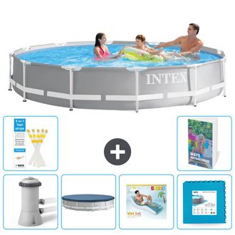 Intex Piscina Prism Frame Redonda - 366x76 Cm - 7-piezas S303
