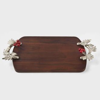 Mela Artisans Silver Holly Platter at Nordstrom