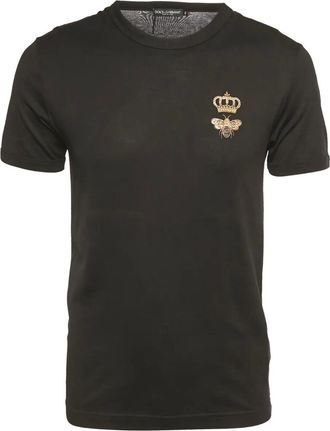 Dolce & Gabbana T-shirt con ricamo - Nero