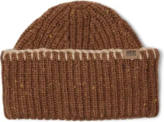 UGG Wide Cuff Confetti Mens Beanie Extreme Cold Weather Gloves Dark, Acrylic/Nylon/Wool