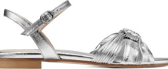 Stuart Weitzman Sandali Keana con suola piatta - Argento