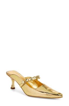 Avec Les Filles Agatha Pointed Toe Pump in Gold at Nordstrom Rack, Size 7