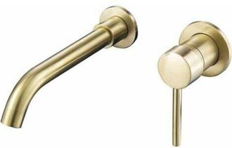 OEM Grifo De Lavabo Empotrado En Color Oro Cepillado