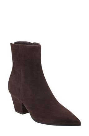 Marc Fisher Mavey Pointed Toe Bootie in Dark Brown at Nordstrom Rack, Size 8