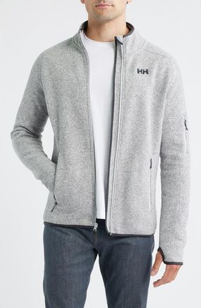 Helly Hansen Varde 2.0 Fleece Jacket in Grey Fog at Nordstrom, Size Xx-Large