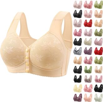 Generic Gift Women Wide Shoulder Strap Push Up Bra Dd Nude Wide Shoulder Strap Backless Bra Strappless Backless Bra Wide Shoulder Strap Nursing Bra Non Underw