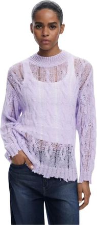 Desigual Donna, Maglie, Viola, S, new