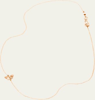 James Banks 14K Rose Gold Single Migration Necklace