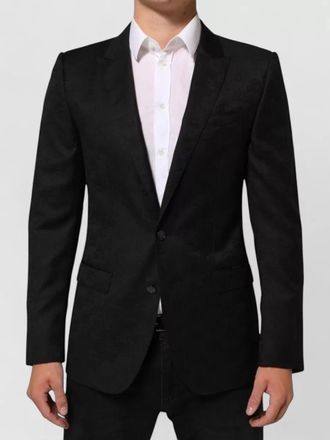 Dolce & Gabbana virgin wool single-breasted suit jacket