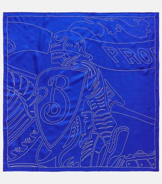 Burberry EKD silk scarf