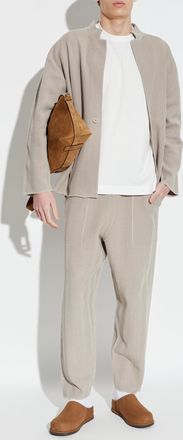 Homme Pliss&eacute; Issey Miyake Long-sleeve T-shirt, Mens, White