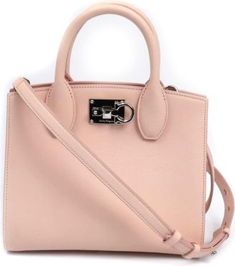 Ferragamo Leather Shoulder Bag (Pre-Owned)