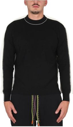 AMBUSH Light Sensitive Knit - Heren - Ronde hals truien - Zwart - M - Wol - Truien & Vesten