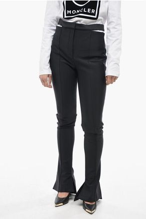 MUGLER Elasticated Flared Pants with Cut Out Detail size 44