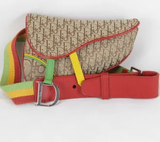 Dior Beige Canvas Fanny Pack (Pre-Owned)