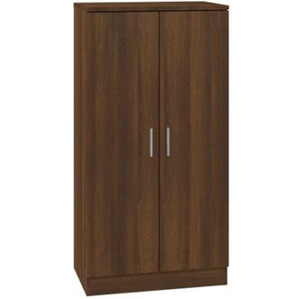 vidaXL Vidaxl - Mueble Zapatero Madera Contrachapada Roble Marr&oacute;n 55x35x108 Cm