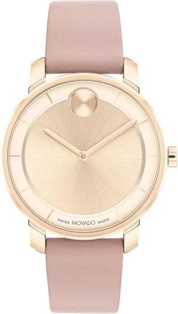 Movado Womens Bold Gold Dial Watch