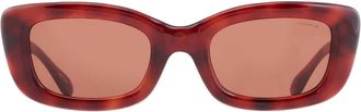 Coach Brown Rectangular Ladies Sunglasses HC8390U 577473 51