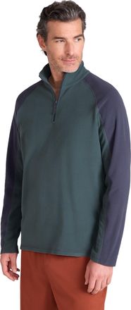 Mountain Warehouse Ashbourne Mens Fleece - Microfleece Sweater, Antipill Midlayer, Warm Top - Best for Spring Summer, Camping, Trekking, Hiking Dark Khaki 3XL