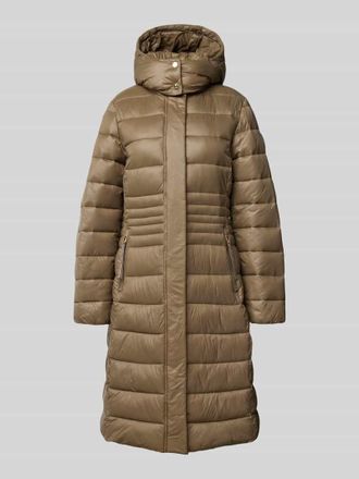 Joop Steppmantel mit Kapuze in Oliv, Gr&ouml;&szlig;e 34