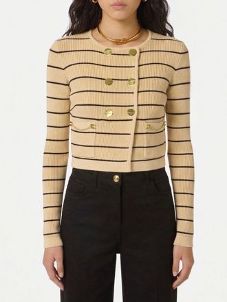 Elisabetta Franchi Striped Viscose Cardigan