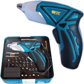 Trade Shop Trade Shop - Mini Taladro/atornillador Con 33 Brocas Recargables Sin Cable De 4,8 Voltios Fit