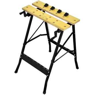 vidaXL Vidaxl - Banco De Taller Plegable Carga 80 Kg Mesa De Sujeci&oacute;n Mesa De Trabajo