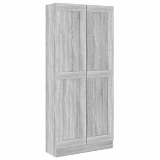 Berkfield Home Book Cabinet Grey Sonoma 82.5x30.5x185.5 cm Engineered Wood